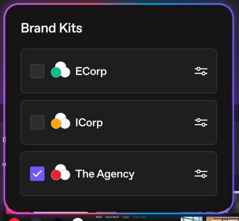 UI design of cards